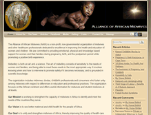 Tablet Screenshot of african-midwives.com